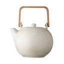 Ceainic din gresie Bitz Basics, 1,2 l, crem mat