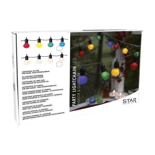 Șirag luminos LED-uri colorate pentru exterior Star Trading Party, lungime 5,7 m-image-2