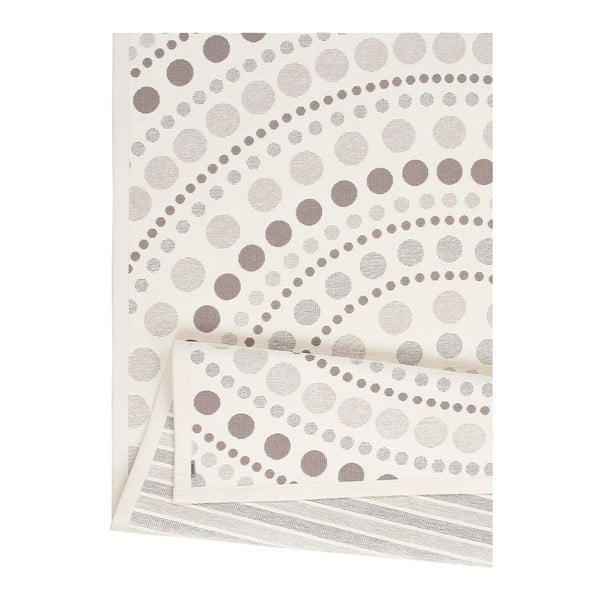 Covor cu 2 fețe Narma Oola, 70 x 140 cm, alb-gri-image-4