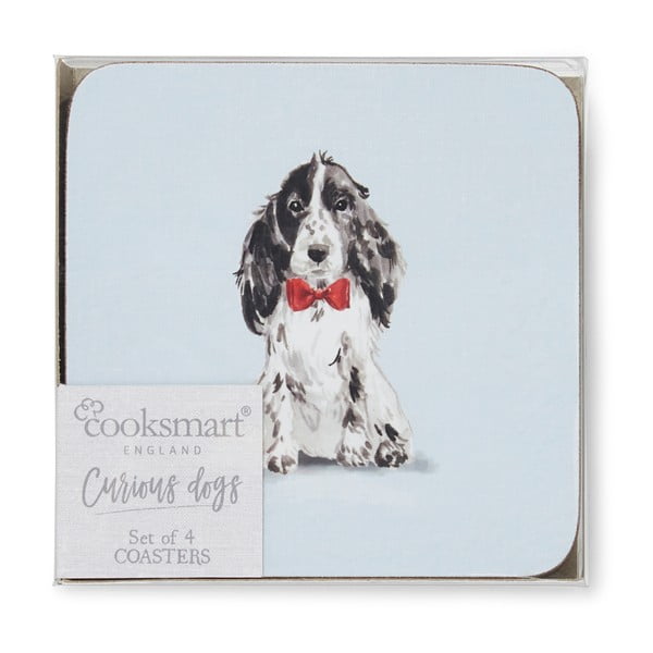 Set 4 suporturi de pahare Cooksmart ® Curious Dogs-image-2
