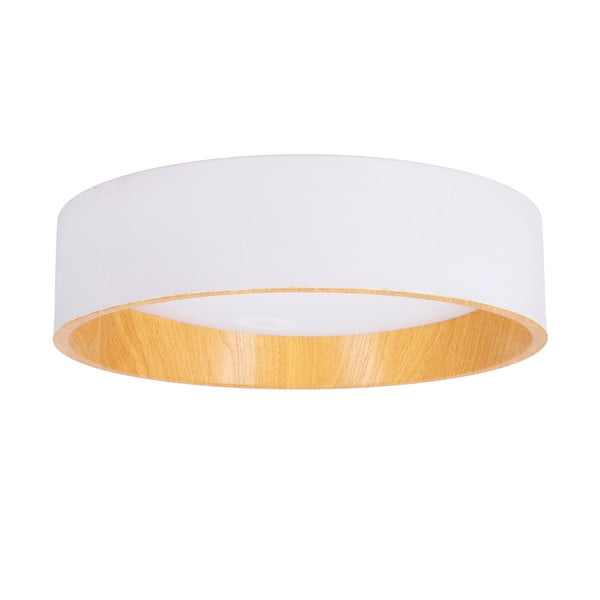 Lustră albă-în culoare naturală LED ø 40 cm Lazio – Candellux Lighting
