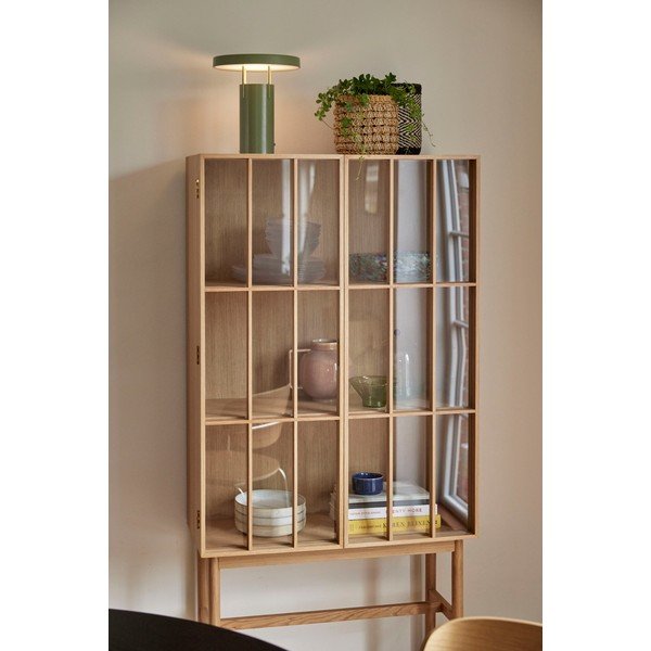 Veioză verde LED cu intensitate reglabilă cu abajur din metal (înălțime 28 cm) BringMe – Hübsch-image-3
