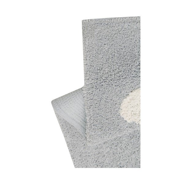 Covor pentru copii gri lavabil/țesut manual din amestec de bumbac 120x160 cm Clouds Grey – Lorena Canals-image-4