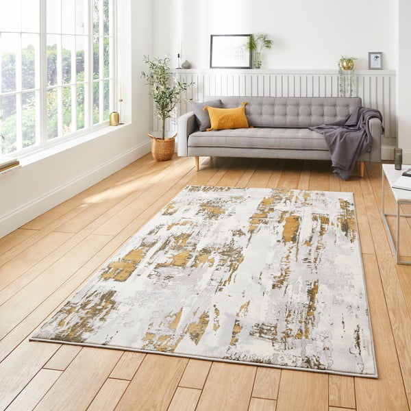 Covor gri/auriu 170x120 cm Apollo - Think Rugs-image-2