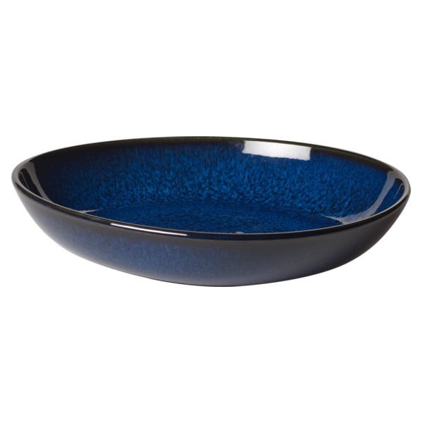 Bol din gresie ceramică Villeroy & Boch Like Lave, 22 x 21 cm, albastru închis