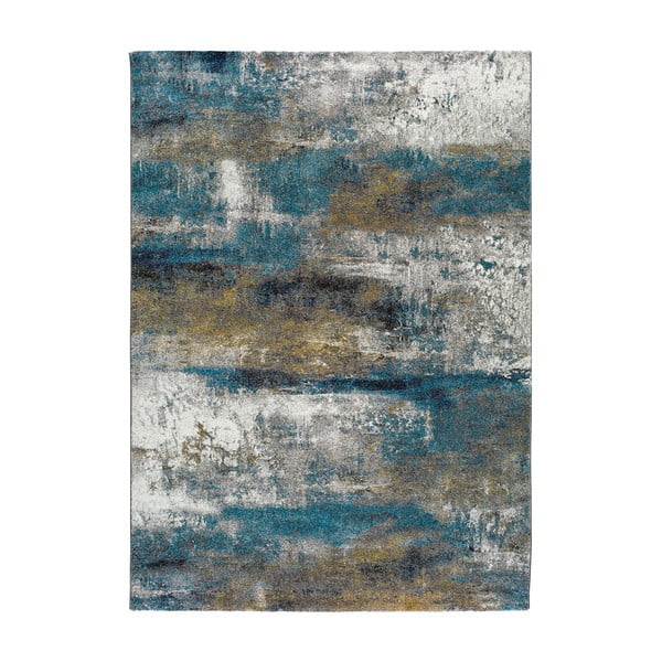 Covor Universal Kalia Abstract, 140 x 200 cm, albastru