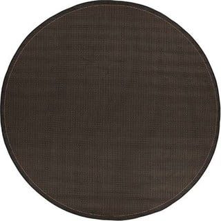 Covor adecvat pentru exterior Floorita Tatami, ø 200 cm, negru