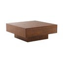 Măsuță de cafea maro închis din MDF 90x90 cm Furuvik – Jotex