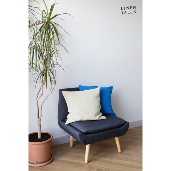 Față de pernă din in 40x40 cm White – Linen Tales-image-1