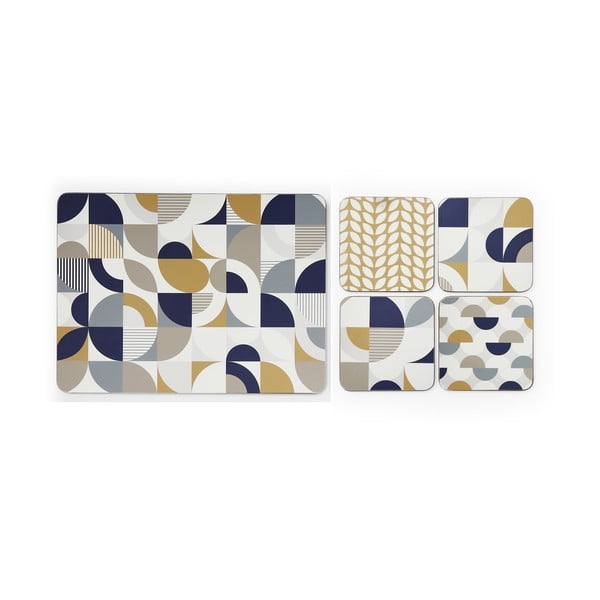 Set cu suporturi farfurii și coasters 8 buc. Bauhaus – Cooksmart ®-image-2