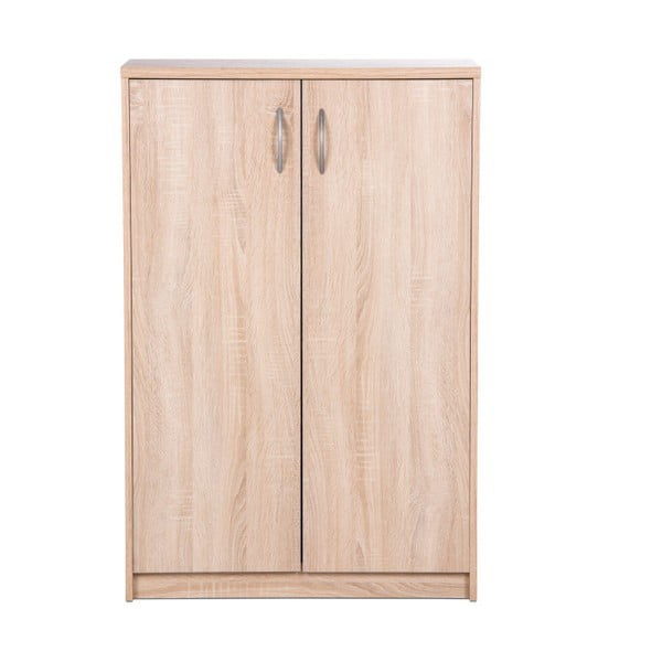 Comodă cu 2 uși și aspect de lemn de stejar Intertrade Kiel, înălțime 111 cm