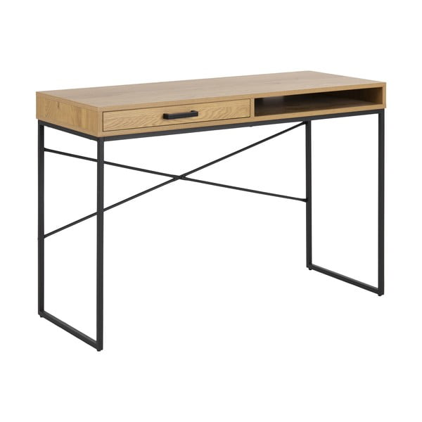 Birou în decor de stejar sălbatic Actona, 110 x 45 cm-image-4