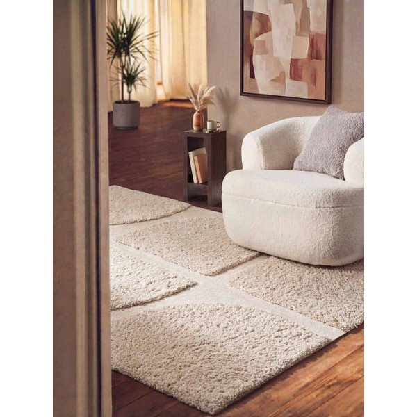 Covor crem țesut manual 80x150 cm Lambeth Jasper – Ted Baker-image-1