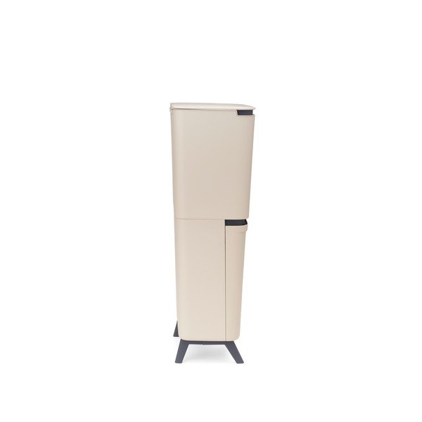 Coș de gunoi bej pentru reciclare 25+10+10 l din plastic SortUp Recycle Hi – Brabantia-image-3