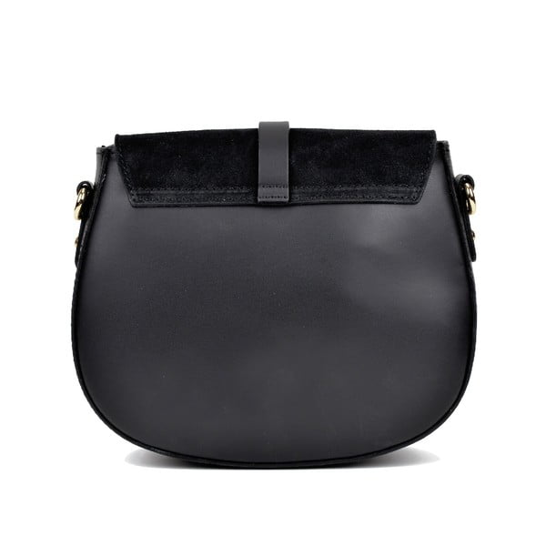 Geantă din piele Sofia Cardoni Claudia, negru-image-1