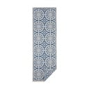 Covor adecvat pentru exterior NORTHRUGS Jardin, 80 x 350 cm, albastru-crem