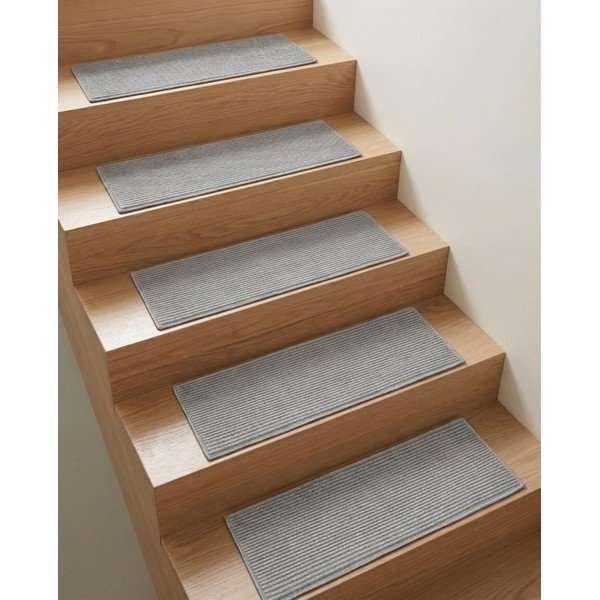 Covorașe pentru scări gri 16 buc. 25x65 cm Silio – Vitaus-image-1