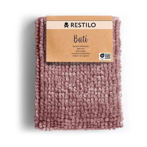 Covoraș de baie AmeliaHome Bati, 60 x 90 cm, violet