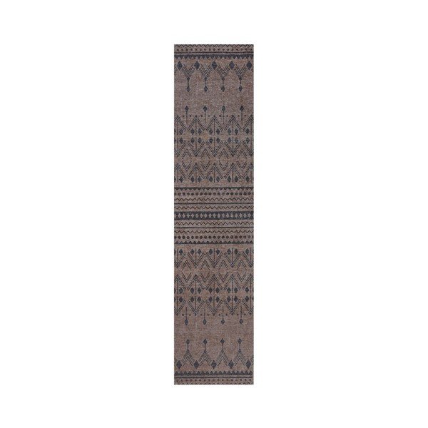 Covor tip traversă maro lavabil 57x230 cm MATCH NIKO JUTE LOOK – Flair Rugs