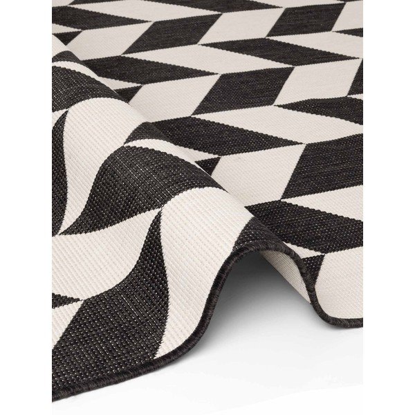 Covor tip traversă pentru interior și exterior negru/crem 80x200 cm Haringey Terrick – Ted Baker-image-4