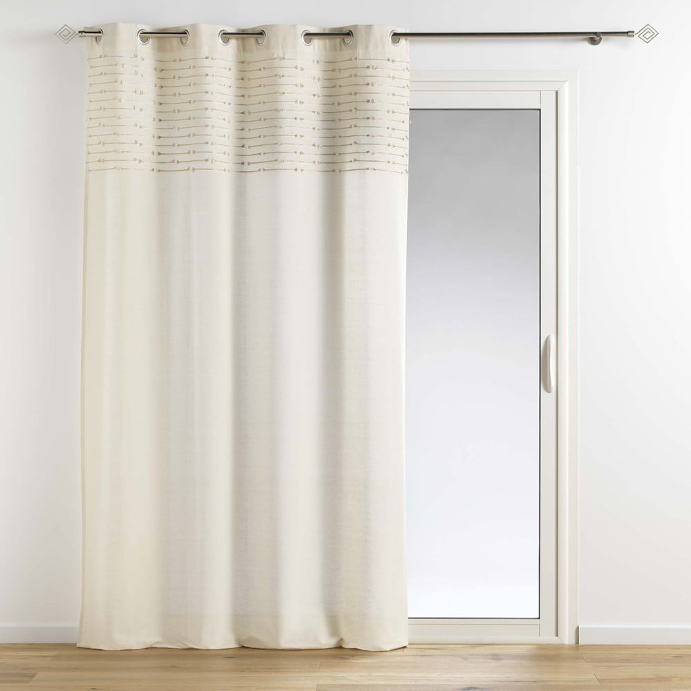 Draperie bej din bumbac 140x240 cm Golden Sunset – douceur d\'intérieur