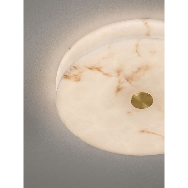 Plafonieră crem/alămie LED cu intensitate reglabilă cu aspect de piatră Serita – Nova Luce-image-2