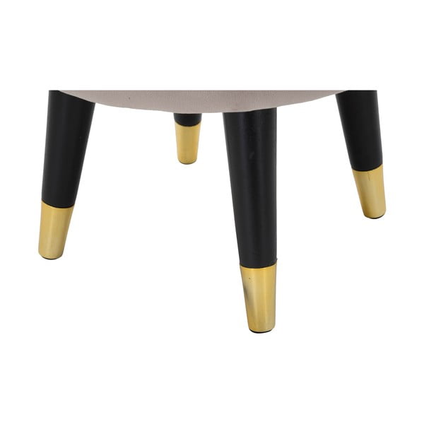 Taburet bej cu tapițerie din catifea Paris – Mauro Ferretti-image-4