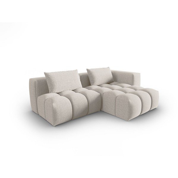 Colțar bej (cu colț pe partea dreaptă/cu șezlong) Verona – Cosmopolitan Design