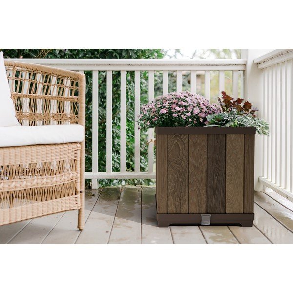 Ghiveci din plastic cu sistem de auto-irigare Deco Square – Keter-image-3