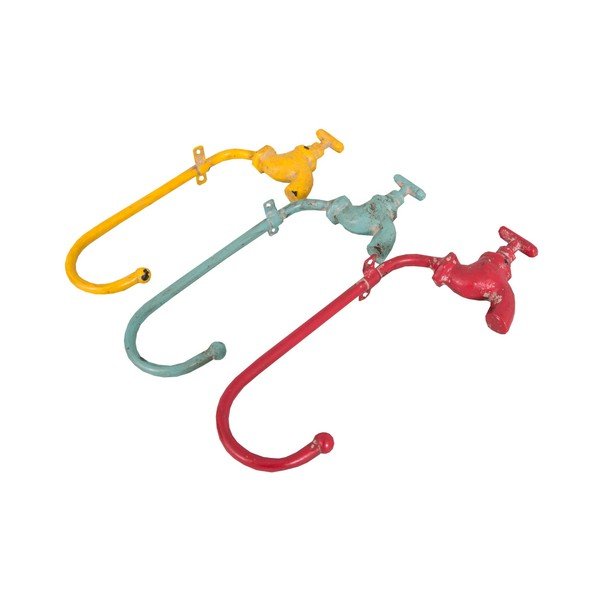 Set 3 cârlige de perete Antic line Robinet