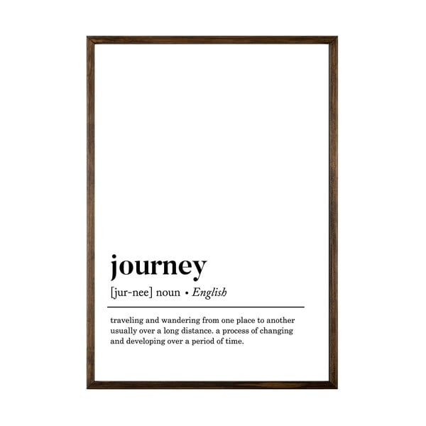Poster 50x70 cm Journey – Wallity