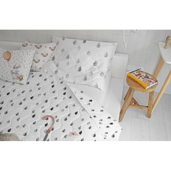 Set pilotă și față de pernă din bumbac satinat matlasat 140x200 cm – Butter Kings-image-1