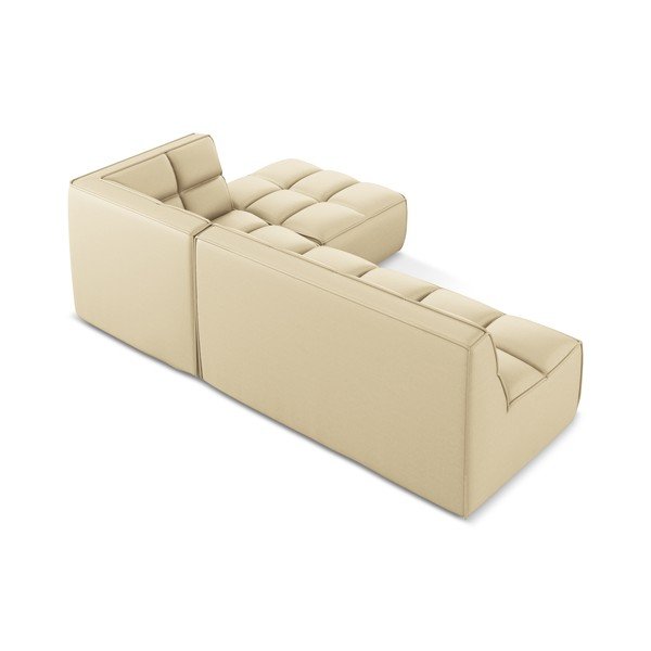 Colțar modular cu tapițerie din imitație de piele Kalai – Makamii-image-4