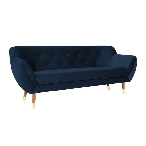 Canapea cu 2 locuri Mazzini Sofas Amelie, albastru închis-image-4