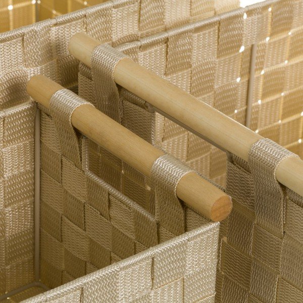 Coșuri de depozitare 3 buc. din material textil – Casa Selección-image-1