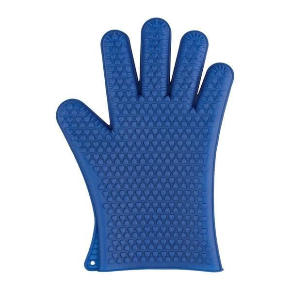 Mănuși din silicon pentru cuptor Wenko Glove, albastru