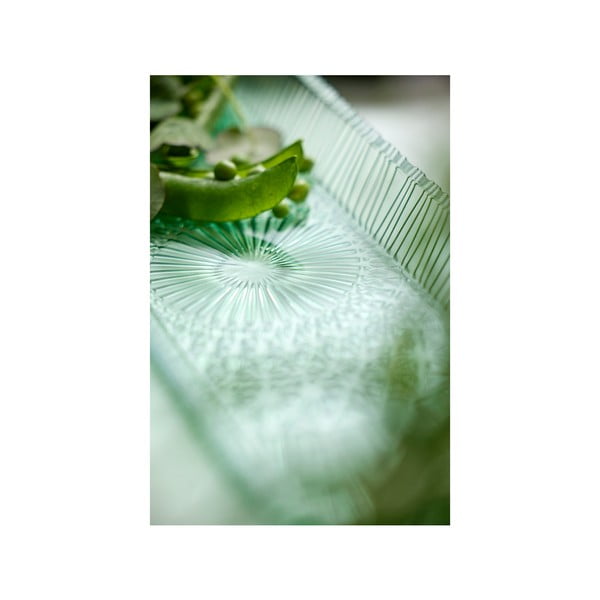Platou  verde din sticlă 14x38 cm Kusintha – Bitz-image-3