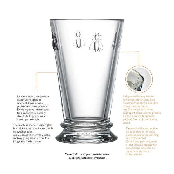 Pahar La Rochère Abeille, 350 ml-image-3