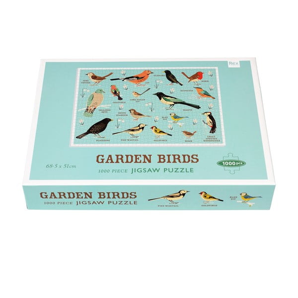 Puzzle (număr de piese 1000) Garden Birds – Rex London-image-2