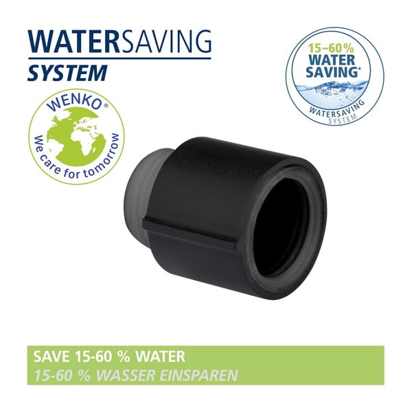 Set de duș negru din oțel inoxidabil 120 cm Young – Wenko-image-3