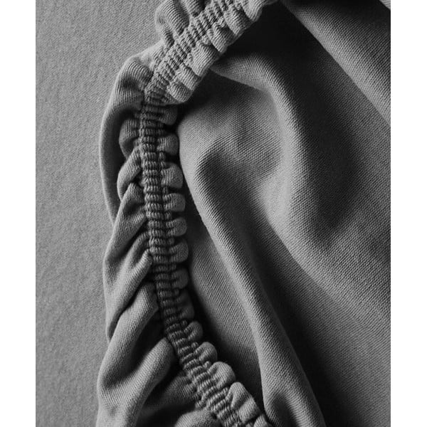 Lenjerie de pat gri/bej din bumbac ranforcé pentru pat dublu/extins cu cearceaf inclus/cu 4 piese 200x220 cm – Mila Home-image-1