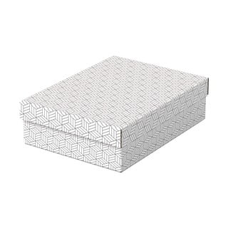 Set 3 cutii depozitare Esselte Home, 26,5 x 36 cm, alb