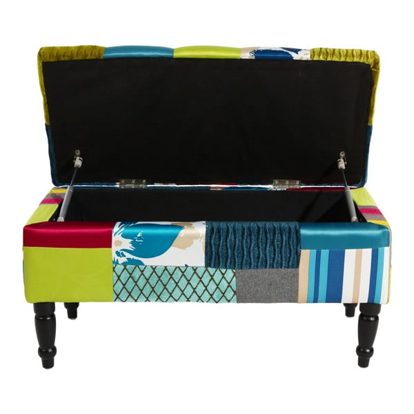 Banchetă tapițată Noelani cu spațiu de depozitare-image-3