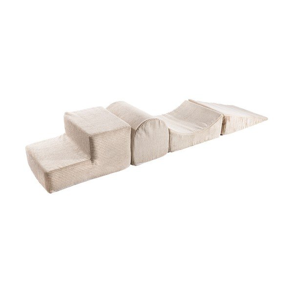 Teren de joacă din spumă bej 4 buc. înălțime 30 cm 45x193 cm – Meowbaby