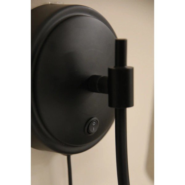 Aplică de perete neagră-bej cu alimentare la priză Amar – Markslöjd-image-4