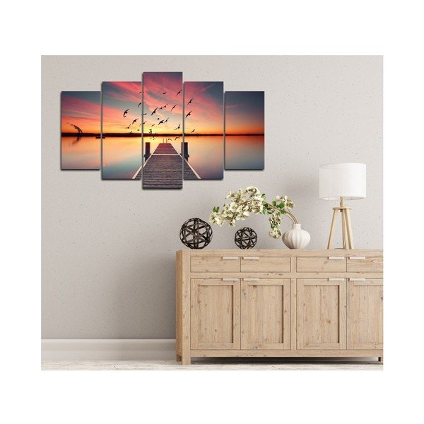 Tablou din mai multe piese Insigne Samira, 102 x 60 cm-image-1