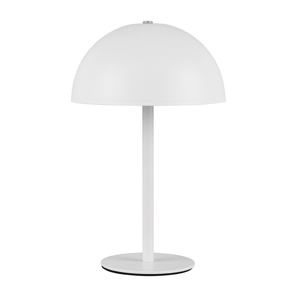Veioză alb mat LED cu abajur din metal (înălțime 21 cm) Munoz – Trio