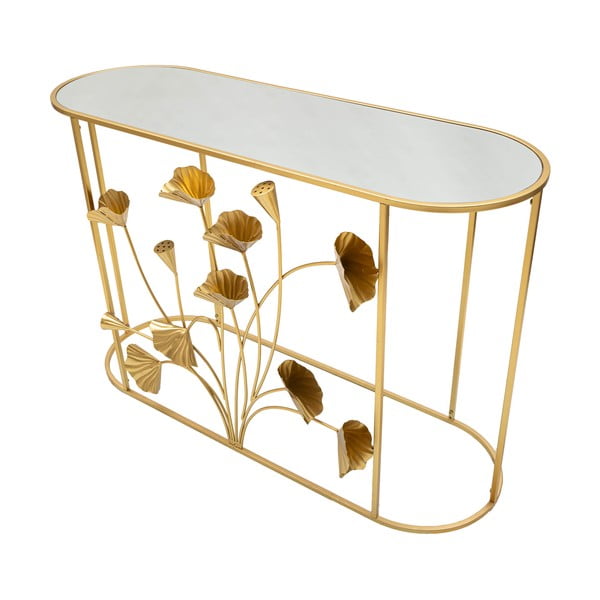 Masă consolă aurie 40x120 cm Flow – Mauro Ferretti-image-2