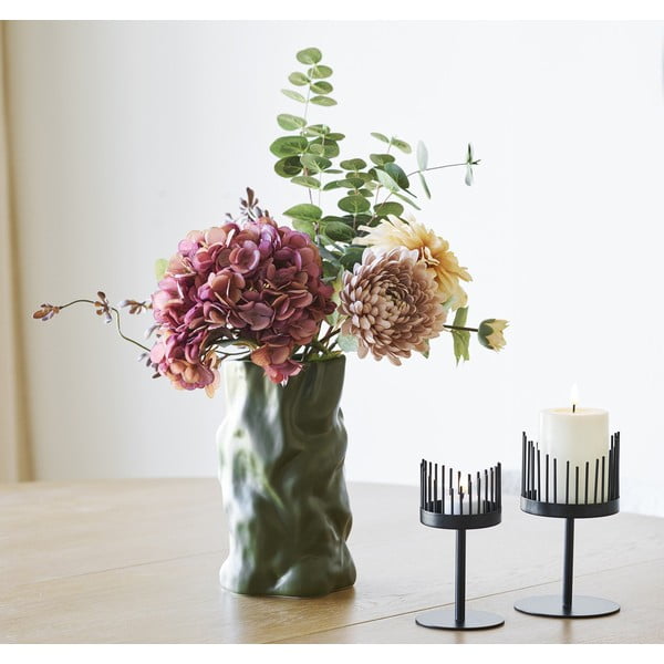 Vază verde din ceramică (înălțime 25,5 cm) Lika – House Nordic-image-1