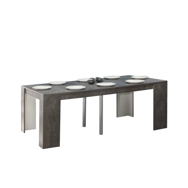 Masă extensibilă TemaHome Elastic, gri-image-2